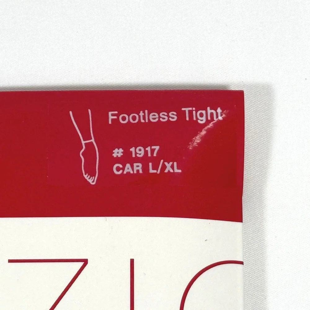 Capezio Footless Tights Womens L/XL Caramel Ultra Soft 1917 Dancewear NIP